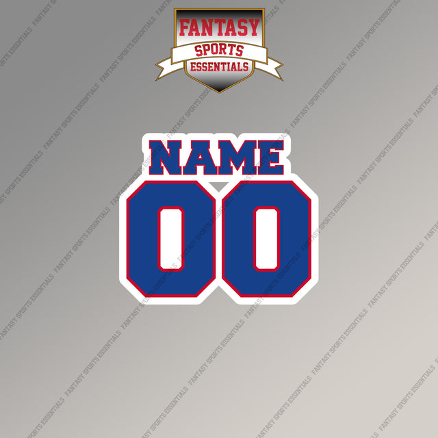 Detroit Pistons Personalized Current Name and Number Magnets 