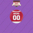 Detroit Red Wings Personalized Current Home Jersey Buttons