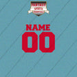 Detroit Red Wings Personalized Current Name and Number Car Decals