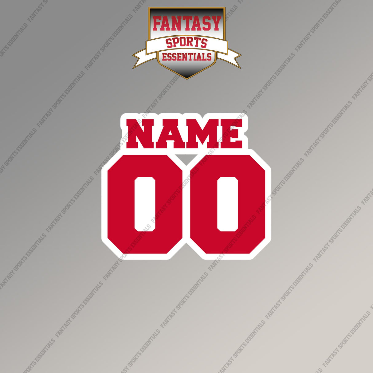 Detroit Red Wings Personalized Current Name and Number Magnets