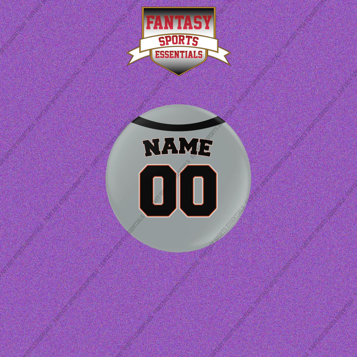 Detroit Tigers Personalized Current Away Jersey Buttons