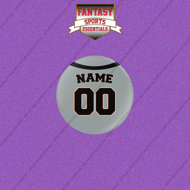 Detroit Tigers Personalized Current Away Jersey Buttons