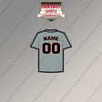 Detroit Tigers Personalized Current Away Jersey Magnets