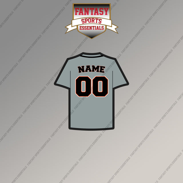 Detroit Tigers Personalized Current Away Jersey Magnets