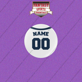 Detroit Tigers Personalized Current Home Jersey Buttons