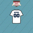 Detroit Tigers Personalized Current Home Jersey Car Decals