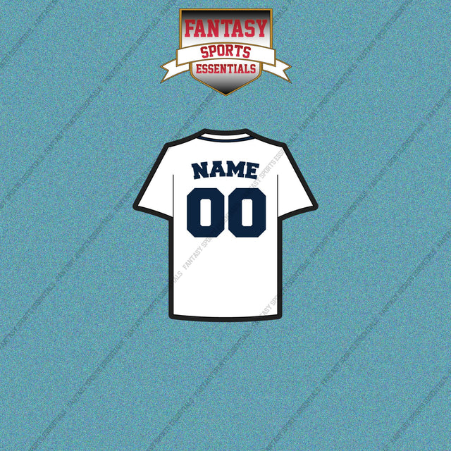 Detroit Tigers Personalized Current Home Jersey Car Decals