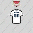 Detroit Tigers Personalized Current Home Jersey Glossy Stickers