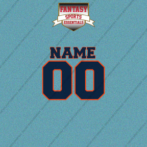 Detroit Tigers Personalized Current Name and Number Car Decals