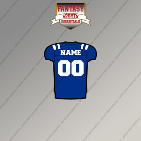 Duke Blue Devils Football Personalized Current Home Jersey Magnets