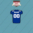 Duke Blue Devils Football Personalized Home Jersey Car Decals