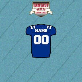 Duke Blue Devils Football Personalized Home Jersey Car Decals
