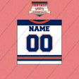 Edmonton Oilers Personalized Current Away Jersey Wall Art Prints