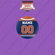 Edmonton Oilers Personalized Current Home Jersey Buttons