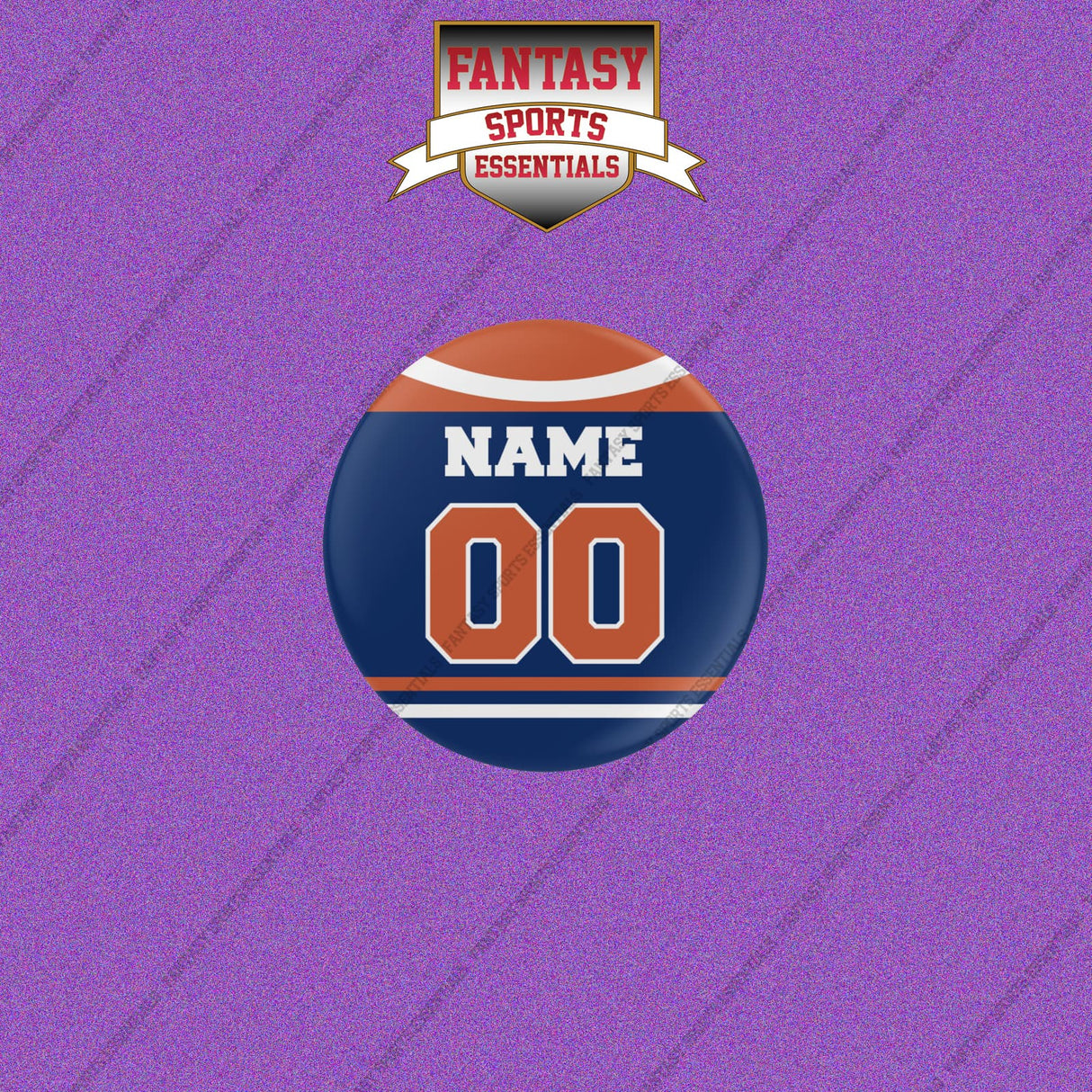Edmonton Oilers Personalized Current Home Jersey Buttons