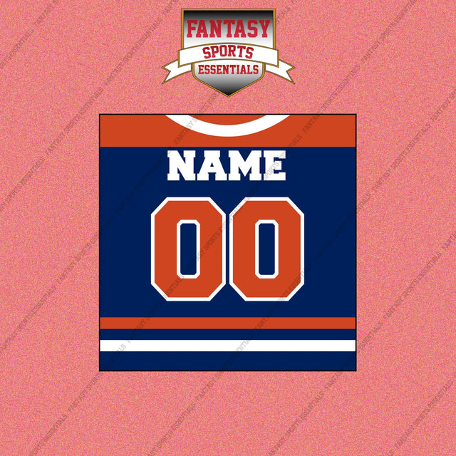 Edmonton Oilers Personalized Current Home Jersey Wall Art Prints