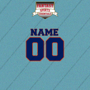 Edmonton Oilers Personalized Current Name and Number Car Decals