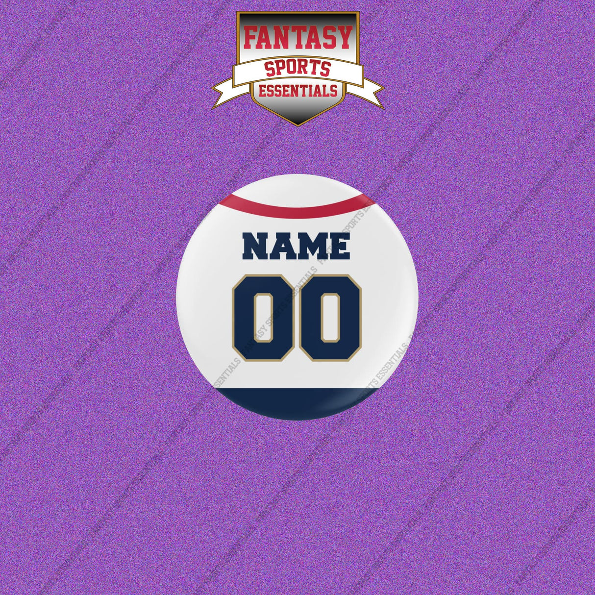 Florida Panthers Personalized Current Away Jersey Buttons