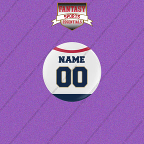 Florida Panthers Personalized Current Away Jersey Buttons