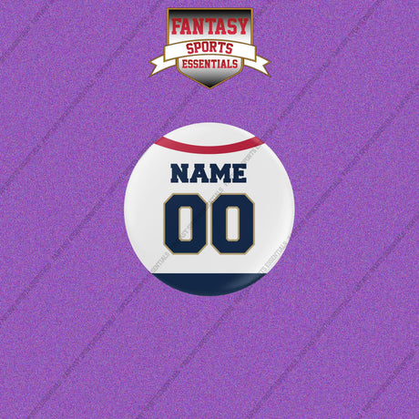 Florida Panthers Personalized Current Away Jersey Buttons