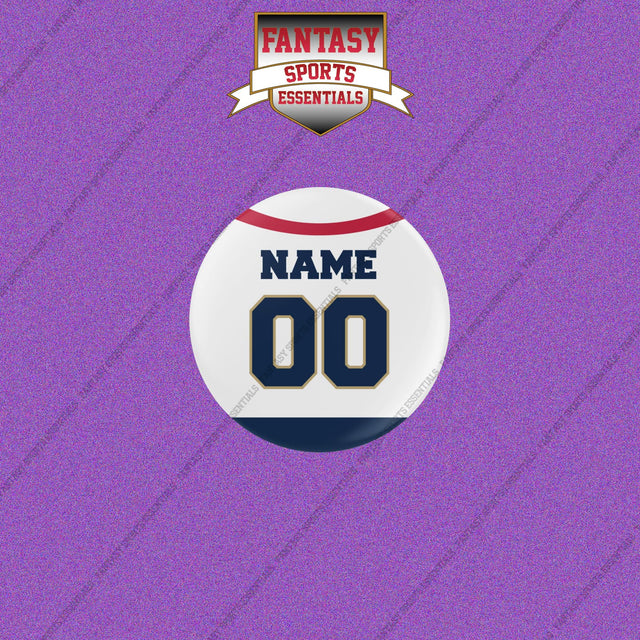 Florida Panthers Personalized Current Away Jersey Buttons