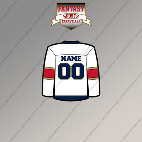 Florida Panthers Personalized Current Away Jersey Magnets