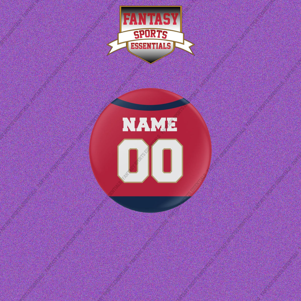 Florida Panthers Personalized Current Home Jersey Buttons