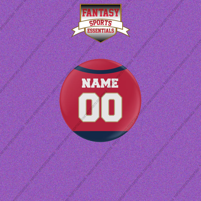 Florida Panthers Personalized Current Home Jersey Buttons