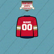 Florida Panthers Personalized Current Home Jersey Car Decals