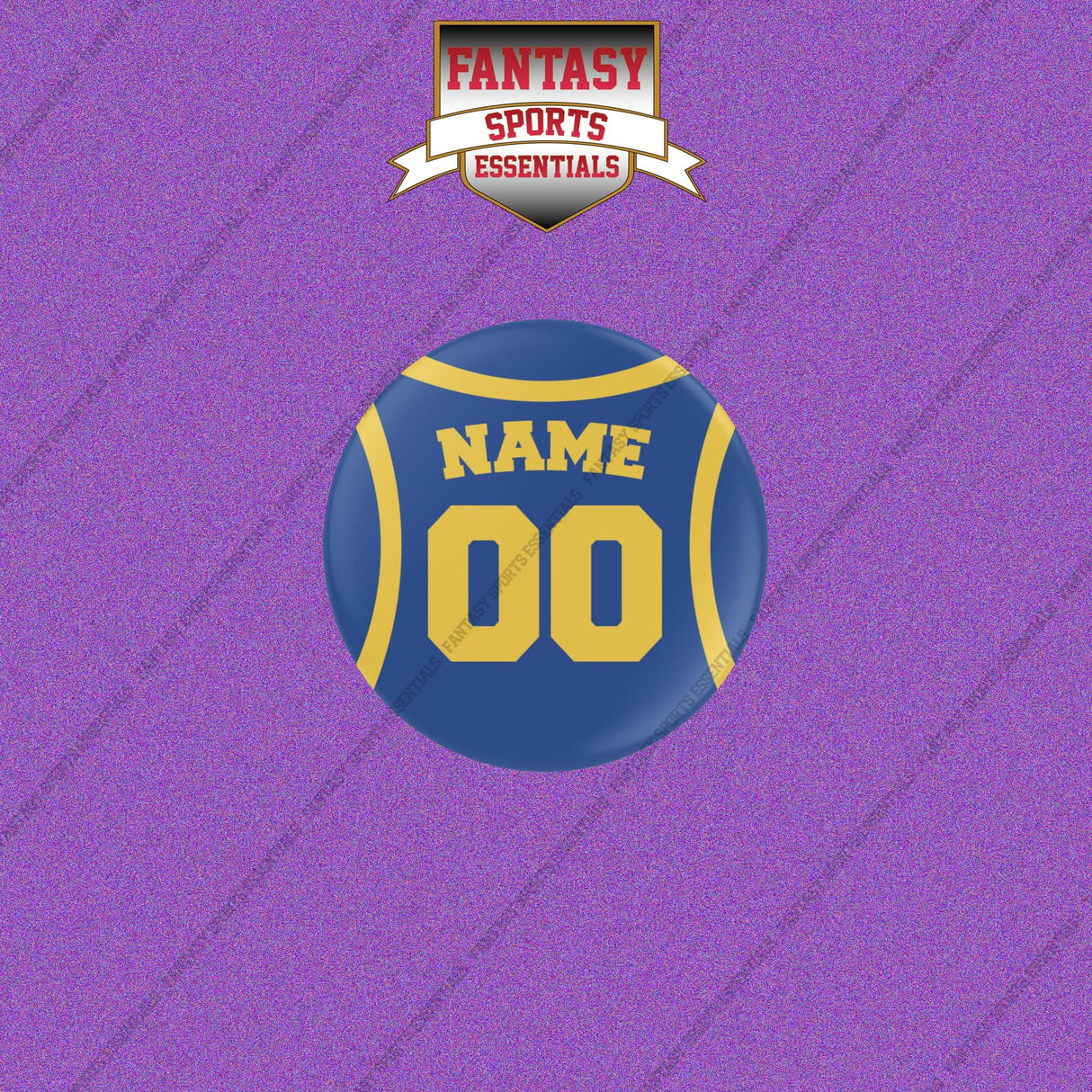 Golden State Warriors Personalized Current Home Jersey Buttons (Enter Your Name and Number)