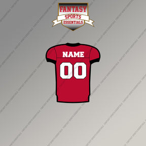 Georgia Bulldogs Football Personalized Current Home Jersey Magnets