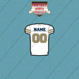 Georgia Tech Yellow Jackets Football Personalized Home Jersey Car Decals