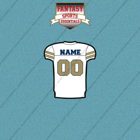 Georgia Tech Yellow Jackets Football Personalized Home Jersey Car Decals