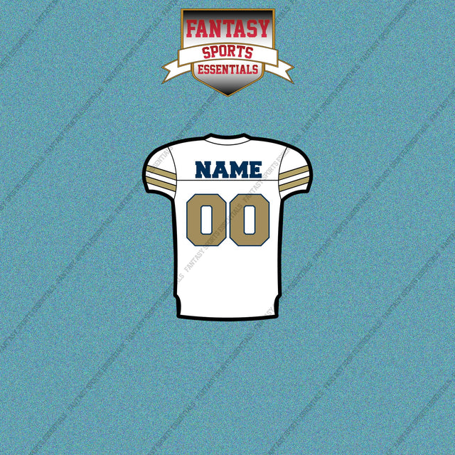 Georgia Tech Yellow Jackets Football Personalized Home Jersey Car Decals