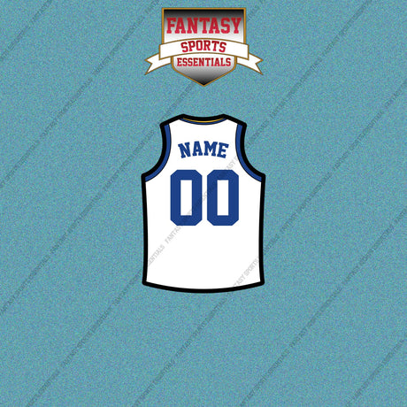 Golden State Warriors Personalized Current Away Jersey Car Decals
