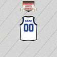 Golden State Warriors Personalized Current Away Jersey Glossy Stickers