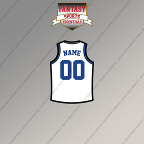 Golden State Warriors Personalized Current Away Jersey Magnets