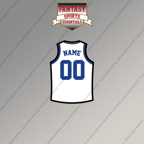 Golden State Warriors Personalized Current Away Jersey Magnets