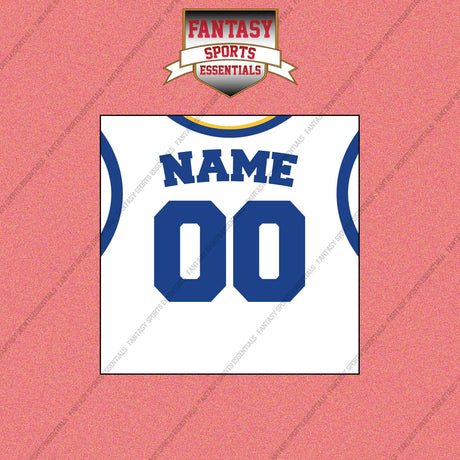 Golden State Warriors Personalized Current Away Jersey Wall Art Prints