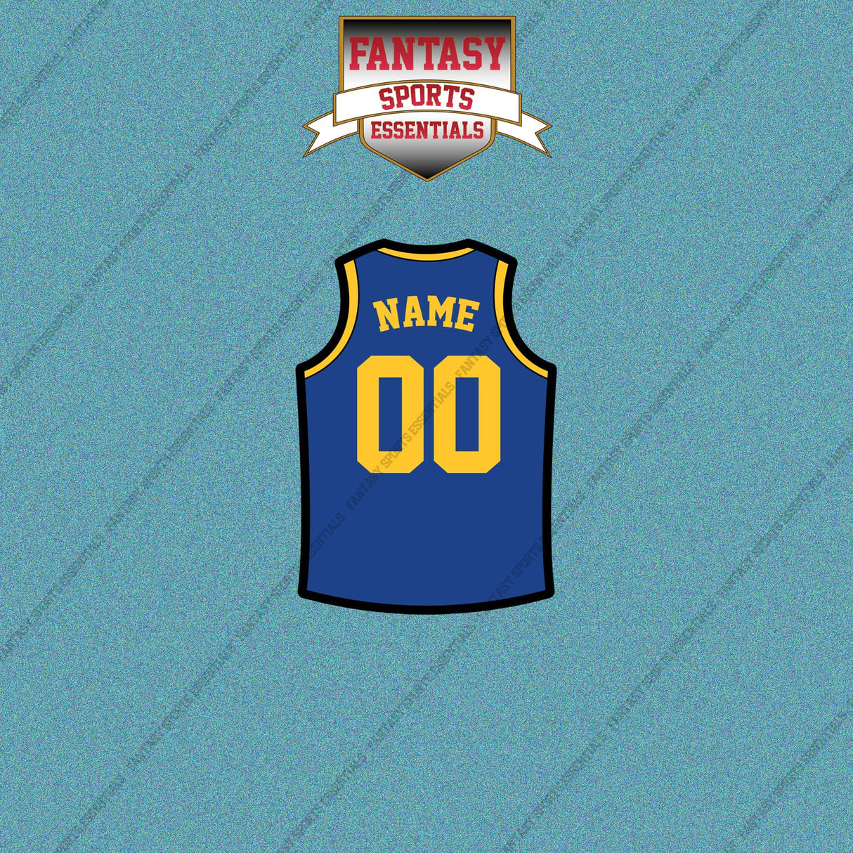Golden State Warriors Personalized Current Home Jersey Car Decals