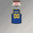 Golden State Warriors Personalized Current Home Jersey Magnets