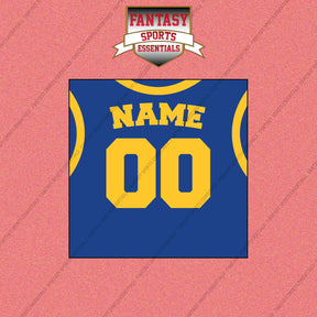 Golden State Warriors Personalized Current Home Jersey Wall Art Prints
