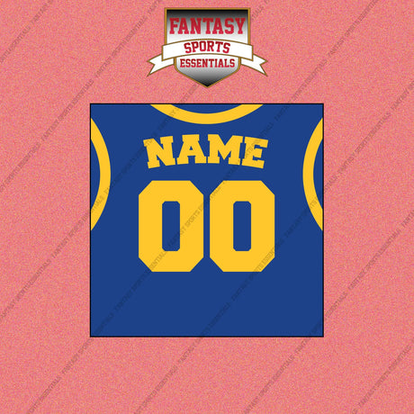 Golden State Warriors Personalized Current Home Jersey Wall Art Prints