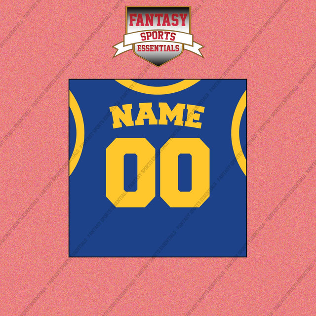 Golden State Warriors Personalized Current Home Jersey Wall Art Prints