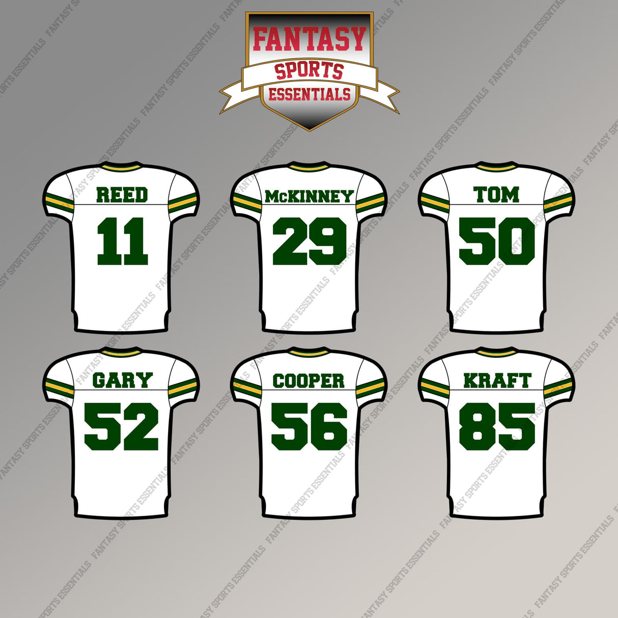 Green Bay Packers 2025 Away Jersey Magnets (Choose Your Player) Page 2