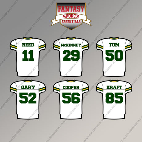 Green Bay Packers 2025 Away Jersey Magnets (Choose Your Player) Page 2