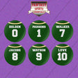Green Bay Packers 2025 Home Jersey Button Pins (Choose Your Player) Page 1