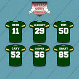 Green Bay Packers 2025 Home Jersey Car Decals (Choose Your Player) Page 2