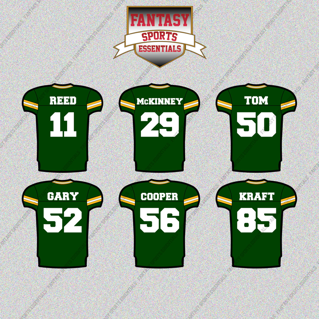 Green Bay Packers 2025 Home Jersey Glossy Stickers (Choose Your Player) Page 2