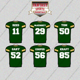 Green Bay Packers 2025 Home Jersey Glossy Stickers (Choose Your Player) Page 2